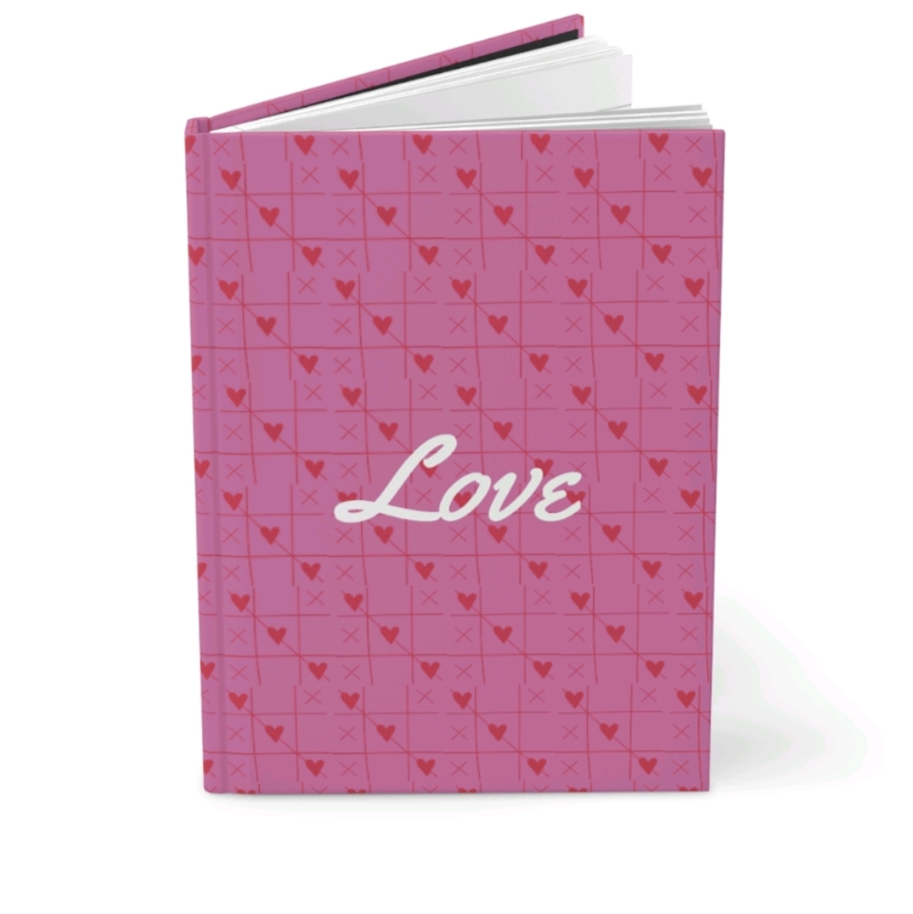 Pink printed Hardcover Journal
